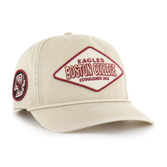 Unisex '47  Cream Boston College Eagles Outdoorsmen Cairn Hitch Adjustable Hat