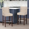 thumbnail image 1 of Counter Height Bar Stool Modern Minimalist Design with Metal Frame for Restaurants, Cafes, Home Bars and Apartments, 1 of 7