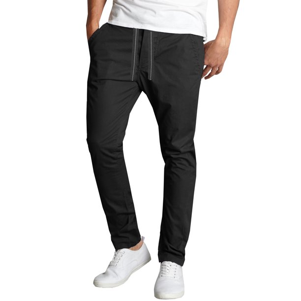 slim fit chino joggers