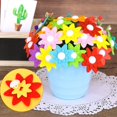 thumbnail image 2 of Creative Button-made Flower for Children Kids DIY Handcraft Flower Bouquet Development Button Flower Craft Toy Wholesale heqiyong LED, 2 of 2