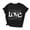 Black, variant on Womens Valentines Short Sleeve Tshirt Cute Crew Neck Graphic Tees Love Heart Casual Romantic Valentine Tee Tops, S Pink