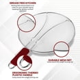 thumbnail image 7 of 13 inch Splatter Screen for Cooking with Thermo Plastic Rubber Handle, 7 of 7