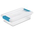 thumbnail image 4 of Sterilite Small File Clip Box Clear Storage Tote Container with Lid (30 Pack), 4 of 7