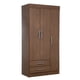 thumbnail image 1 of Ropero Closet Armario Mueble Moderno KingsHouse Placard New Roma 3 Puertas 2 Cajones Color Cafe, 1 of 7