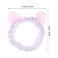 thumbnail image 4 of Unique Bargains 1 Pc Cute Cartoon Cat Ears Headbands for Girls for Women 7.09"x6.50", Purple, 4 of 6
