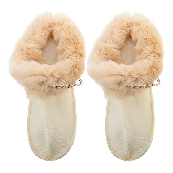 Amosfun Shoe Liners for Clogs with Detachable Plush Inserts Winter Slippers Liner for Men and Women Size 3839