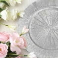 thumbnail image 3 of 100-Pack Silver Charger Plates, 13" Round Plastic Trays for Weddings, Baby Showers, Catering, Fluted Edge Design Table Decor, 3 of 9