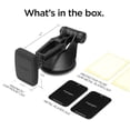 thumbnail image 1 of Spigen Kuel H36 Car Phone Mount Universal Magnetic Car Phone Holder with Carbon Fiber Pattern Compatible with Most, 1 of 5