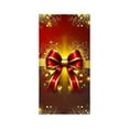 thumbnail image 1 of Cheapark Couverture de Porte Chaude avec Nœud Bannière - Tissu Réutilisable Résistant aux Intempéries Cadeau pour Fête Valentine's Cour Décoration, 1 of 6