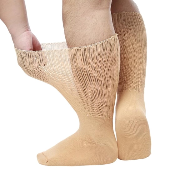 Lerpwige Extra Wide Socks for Swollen Feet Wide Bariatric Socks Diabetic Socks Unisex