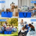 thumbnail image 6 of Ammaker Heavy Duty Moving Bags with Backpack Straps, Extra Large Clothes Storage Containers with Handles and Zippers 2 Pack, 6 of 8