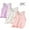 A Pink, variant on HAOTAGS Girls' 3 Piece Tank Tops （3-13Y）, Sleeveless Cute Printed Summer Causal Tank Tops for Kids Pink 5 T