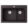 thumbnail image 3 of Swan QZLD-3322-075 33" x 22" Granite Dual Mount Kitchen Sink, Available in Various Colors, 3 of 3