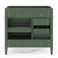 thumbnail image 4 of Zateety 36'' Bathroom Vanity without Top Sink, Modern Bathroom Storage Cabinet with 2 Drawers and a Tip-out Drawer, Solid Wood Frame (NOT INCLUDE BASIN SINK), 4 of 7