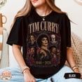 thumbnail image 3 of Tim Curry Actor Tribute Shirt Tim Curry Movie Characters Tee Black Rocky Horror Picture Show Fan Apparel Pennywise Horror Clown Top, 3 of 9