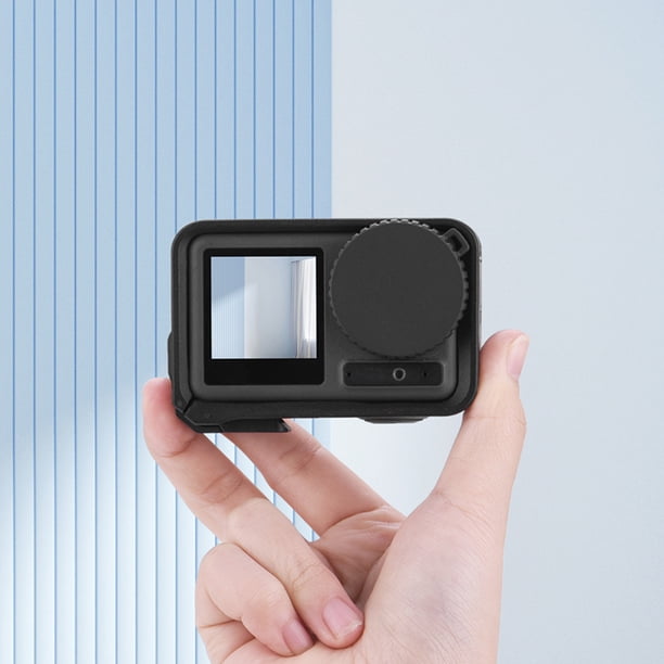 TPU Sports Camera Lens Cover W/ Carrying Case Tempered Glass Front Rear Screen Protector for DJI Osmo Action 3/4 Camera
