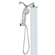 DOILIESE Shower System 9-Mode Rain Shower Head with Handheld Shower Combo Stainless Steel