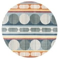 thumbnail image 3 of SAFAVIEH Orwell Dusko Abstract Area Rug, Blue/Yellow, 9' x 12', 3 of 8