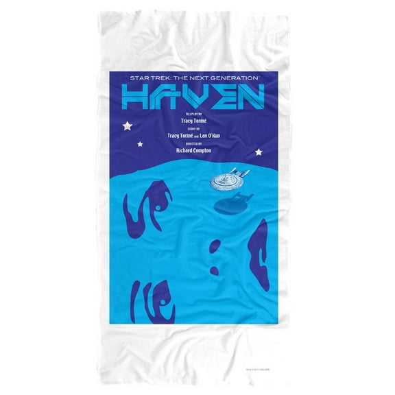 Star Trek Beach Towel, 30"x60" TNG Season 1 Episode 11 Beach Towel