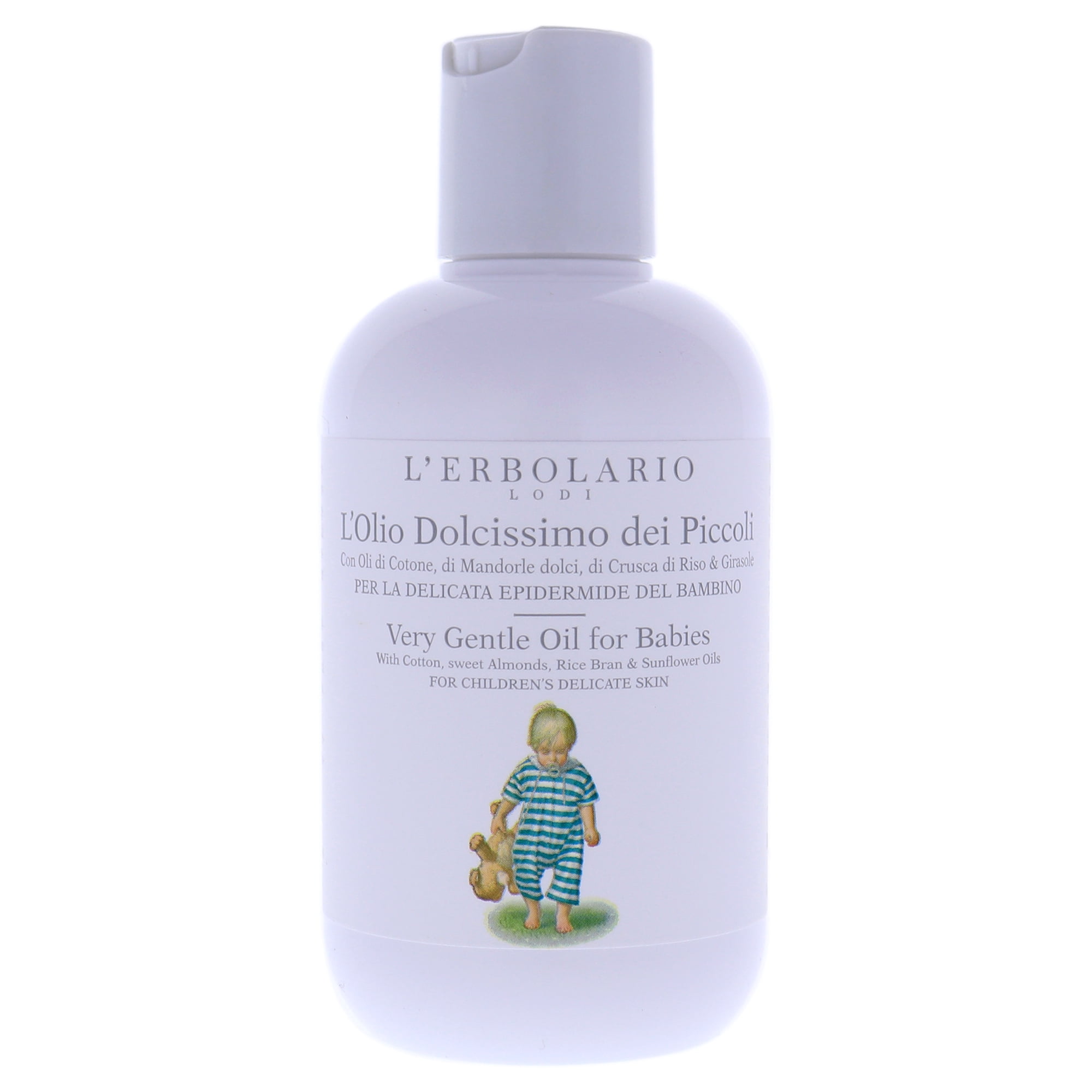 L'Erbolario Very Gentle Oil for Babies, Kids Oil, 6.7 oz