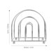 thumbnail image 2 of AURARMLET Organizador De Servilletas De Metal Plateado Para Espacios Reducidos Ideal Para Mesas Y Baños, 2 of 7