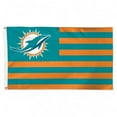 thumbnail image 1 of Miami Dolphins Flag 3x5 Deluxe Americana Design, 1 of 1