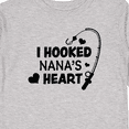 thumbnail image 4 of Inktastic I Hooked Nana's Heart with Fishing Rod Boys or Girls Long Sleeve Toddler T-Shirt, 4 of 5