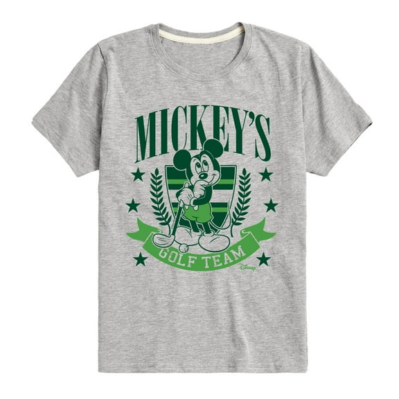 Disney - Mickeys Golf Team - Toddler & Youth Short Sleeve Graphic T-Shirt