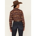 thumbnail image 4 of Cinch Women's Floral And Paisley Print Long Sleeve Button-Down Shirt Multi Small  US, 4 of 4