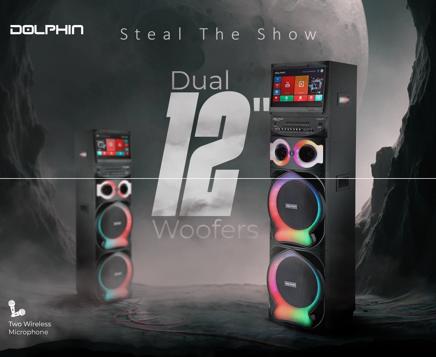 Dolphin XL-2120 KaraokeBox Dual 12