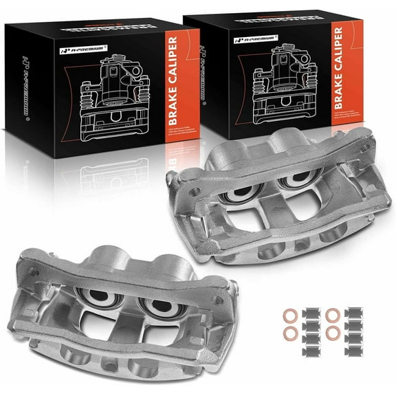 A-Premium Brake Caliper Assembly Compatible with Ram 2500 3500 Dodge Ram 2500 3500 2009-2018 Rear Left and Right 2-PC