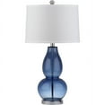 thumbnail image 2 of SAFAVIEH Mercurio 28.5 in. H Double Gourd Glass Table Lamp, Blue, Set of 2, 2 of 5