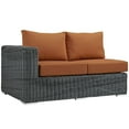 thumbnail image 2 of Modway Summon Outdoor Patio Sunbrella® Left Arm Loveseat in Canvas Tuscan, 2 of 5