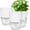 3Pack-White, variant on Self Watering Pots for Indoor Plants, Flower Pots Outdoor, 6 Inch Self Watering Planter, Plant Pots , Plastic Flower Pots, Flower Pots Indoor, Plant Pots Indoor, White,1 Pack