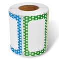 thumbnail image 1 of XIANXIAN 500 PCS Name Tags Stickers Colored Nametags(2.2x3.4 Inch) Adhesive Colorful Star Blank Sticky Name Tag Labels Sticker Roll to Write on Tags for Labeling Storage Bins Clothes Gifts Boxs, 1 of 6