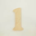 thumbnail image 3 of Package of 1, 14 Inch X 3/4" Thickness Baltic Birch Wood Letter l in The Goudy Heavy Font, Thick, Lower Case for Art & Craft Project, Made in USA, 3 of 4