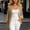 Khaki, variant on Women Open Front 3/4 Puff Sleeve Tops Sunscreen Vertical Lightweight Cardigan Trendy Casual Summer Jacket