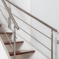 thumbnail image 3 of EcoNesxp 12pcs Stainless Steel Handrail Brackets Stair Railing Brackets Handrail Stair Brackets Durable and Long Lasting, 3 of 5