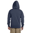 thumbnail image 2 of econscious Men's Organic/Recycled Full-Zip Hooded Sweatshirt - PACIFIC - M, 2 of 3