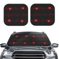 thumbnail image 2 of Balery Cardiogram and Heart Parasol para parabrisas de coche de 2 piezas | Parasol plegable para parabrisas delantero de coche para la mayoría de sedanes-Large, 2 of 6