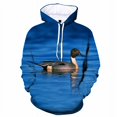 thumbnail image 2 of Sudadera con capucha con estampado 3D de pato animal, sudadera con capucha informal de moda para hombre y mujer, sudadera de gran tamaño, sudadera con capucha, abrigo de otoño, ropa de calle, 2 of 5