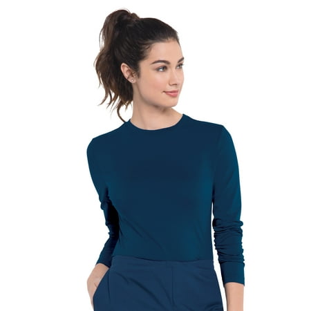 Landau Solid Print Workwear Tailored Top (Women's) 1 Count 1 Pack