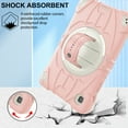 thumbnail image 7 of Dteck Case for Samsung Galaxy Tab A7 Lite 8.7-inch T220 T225,Heavy Duty 3-Layer Protection Rotating Stand Case Shockproof Armor Hard Cover with Shoulder Strap for Galaxy Tab A7 Lite 8.7-inch,Pink, 7 of 7
