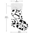 thumbnail image 2 of Coolnut 2PCS Pandas Christmas Stockings, Family Holiday Party Personalized Gift, Christmas Decorations Mantel Decor, 17.71"x12.20", 2 of 7