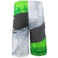 thumbnail image 2 of Men's Board Shorts Sport Beach Swimwear Bathing Suit Slim Fit Trunks (34, 515s Green White), 2 of 3