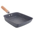 thumbnail image 2 of KAKOWELY mini pancake pan Tamagoyaki Pan: Japanese Egg Pan - Rectangle Nonstick Multi Functional Omelette Skillet With Wood Handle For Kitchen Gas And Induction Cooktop, 2 of 5
