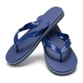 thumbnail image 4 of Unisex EVA Flip Flops - Lightweight Blue Beach Sandals for Men and Women, Quick-Drying Pool Slides with Traction, Comfortable Water Shoes for Travel,Size 8.5-9, 4 of 7
