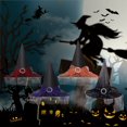 thumbnail image 4 of Sombrero de bruja de Halloween Sombrero puntiagudo de ala ancha espeluznante aterrador Halloween ER Sombrero de bruja, 4 of 7