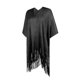 thumbnail image 5 of VISgogo Blusa de sol de playa para mujer con decoración de borlas largas, ropa de verano suelta hueca de color sólido VISgogo moda, 5 of 7