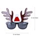 thumbnail image 2 of Novedad disfraz de reno de Navidad gafas de sol accesorios de fiesta Cosplay gafas de mascarada accesorios de disfraces, 2 of 5